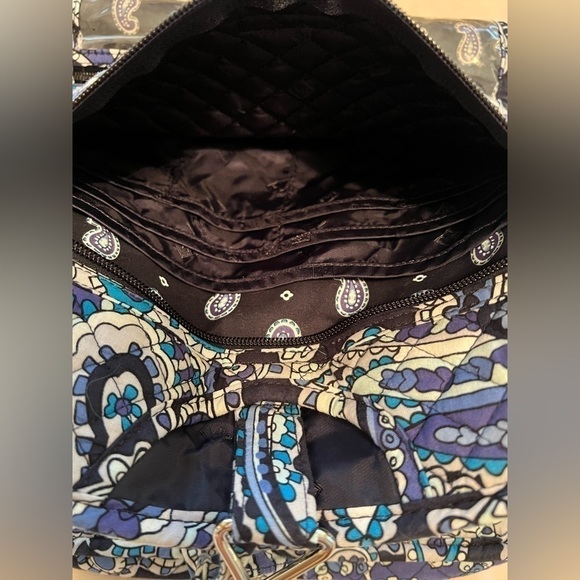 VERA BRADLEY Deep Night Paisley Iconic Grand Hanging Organizer Travel Cosmetic - Picture 8 of 15